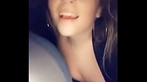 Snap Chat Whore Cheats in Car after Sucking BF